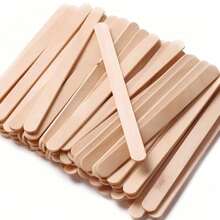 10/50/100/200pcs Ice Cream Stick Natural Stick Popsicle DIY Crafts Crafts Popsicle Craft Stick Ice Cream Stick Popsicle Long Quality Natural Wood DIY Crafts Wax Outdoor Kitchen Utensils