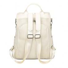 Fashionable Casual Backpack, Women's Tote Handbag, Large Capacity High-Quality PU Leather Material, Suitable For Outdoor, Travel, School