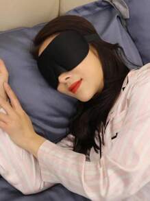 1 Stück personalisierte 3D Baumwoll Schlafmaske, leichte Verdunkelungsmaske