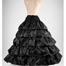 1 Stück Damen mehrlagiges, gerüschtes, elegantes Chiffon Hochzeitskleid für Hochzeit, Party, Cosplay, Lässig und vielseitigen Gebrauch, Herbstkleidung für Frauen