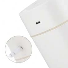 Hailicare Humidificador de gran niebla con doble boquilla | Tanque de capacidad de 600ml | Protección de apagado automático de 6h | USB silencioso con ajuste de 2 velocidades | Niebla fina tipo nano + luz nocturna de colores | Uso en escritorio y coche | Tanque desmontable para rellenar fácilmente | Compatible con aceites esenciales - Blanco - Ver 12