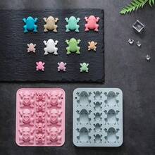 Creative Handmade Diy Frog Shape 11 Different Sizes Silicone Mold Cake Dessert Baking Chocolate Candy Pastry Molds Accessories