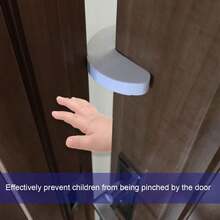 4/6pcs Soft Foam Baby Finger Protection Sleeve - Door Stopper, Child Safety Guard, Prevents Injury - Multicolor - View 5