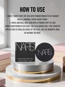 Nars 光感反射散粉 #Crystal (極淺至淺色) 11g/0.38 Oz | 透亮遮瑕 | 瑩亮妝效 | 不致痘、不堵塞毛孔 | 適合所有膚質 | 無反光 | 長效持妝 | 控油不卡粉 - Crystal - 查看 7