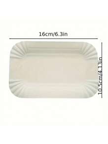 40pcs Premium Disposable Cake Plates, Square Cake Paper Plates, Disposable Birthday Cake Plates, Disposable Tableware, Disposable Event Cake And Dessert Tasting Utensils, Used For Parties, Gatherings, Weddings, And Food Tasting Events, Perfect For Cake Shops, Family Gatherings, Pastry Shops, And Cafes