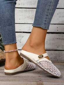 Fashionable Sexy Comfortable Casual Sneakers, Platform Thick Sole Athletic Shoes, Non-Slip Versatile Outdoor/Beach/Holiday Casual Flat Shoes, Solid Color/Plaid/Bohemian Buckle/Sequin Flat Sandals, Suitable For Home/Beach/Wedding/Party/Office/Gym, All Season Breathable Running Shoes With Mesh Upper