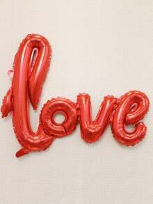 1pc 42 Inch Love-Shaped Aluminum Foil Balloon,Suitable For Wedding, Valentine's Day Party, Backdrop Decoration