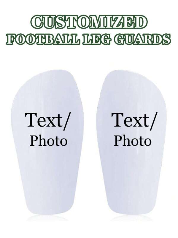 1 Paar individuelle Foto-Bedruckte glänzende Fußball/Basketball Schienbeinschoner, hochwertiges PE-Material mit EVA-Polsterung, leicht, stabil und bequem, individualisierbar mit Bildern oder Text, ideal für Athleten, Basketball- und Fußball-Fans als Sportaccessoires und personalisierte Geschenke, stylisch, modisch, hipster, lässig, minimal chic, personalisiert, individualisiert, einzigartig, Kostüme für Männer, Kapselgarderobe, Herren Basic/Streetstyle, für Urlaub/Feiertage, für Schule/Wettbewerb, für Sport/Klettern