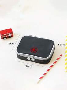 Custom Name Mini Outdoor First Aid Kit Bag, Nylon Medical Storage Bag, Travel Portable Medicine Organizer Emergency Kit First Aid Kits, Double Zippers Handy Pills Pocket For Travel Home Medicine Bag Medicine Storage Bag Medicine Organizer First Aid Kit First Aid Bag Travel Accessories Travel Organizer Travel Essentials Travel Stuff Travelling Bag College Vacation Cruise Summer Holiday Essentials For Outdoor Camping Hiking Hunting