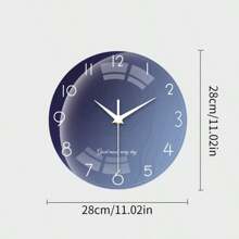 YZOK Reloj oscilante de cohete pequeño YZOK, a pilas, adecuado para decoración del hogar o regalos de cumpleaños para niños, reloj silencioso para dormitorio. Reloj de pared decorativo