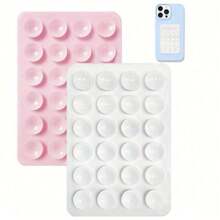 4 pezzi/2 pezzi Impugnatura in silicone per telefono, adatta a tutti i modelli di telefono, supporto adesivo per telefono, maniglia adesiva per telefono senza mani, supporto per impugnatura del telefono per selfie e video compatibile con , telefono Android, regalo per compleanni, famiglia, amici, supporto per telefono, accessori per telefono