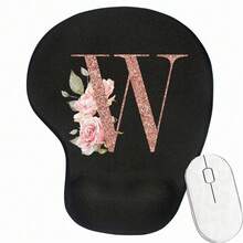 Ergonomic EVA Wrist Support Cushion, Non-Slip Memory Foam Mouse Pad, Comfortable Skin-Friendly Desk Rest For Office Computer Use Comfortable Computer Laptop Mouse Pad - Black - View 7