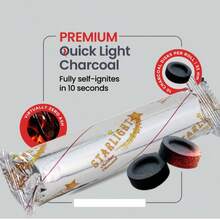 Starlight Charcoal 33mm Instant Light Round Charcoal Incense Hookah 20 Roll - Multicolor - View 3