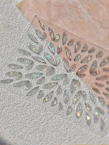 1 件 3D 时尚果冻闪亮翅膀指甲贴纸高品质自粘纸艺术贴纸 DIY 指甲装饰 - 彩色 - 查看 6