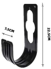 1pc Garden Water Hose Holder, Wall Mounted Tidy Hose Hanger Rack - Multicolor - View 5