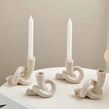 Simple & Elegant Ceramic Candle Holder, Home Decor