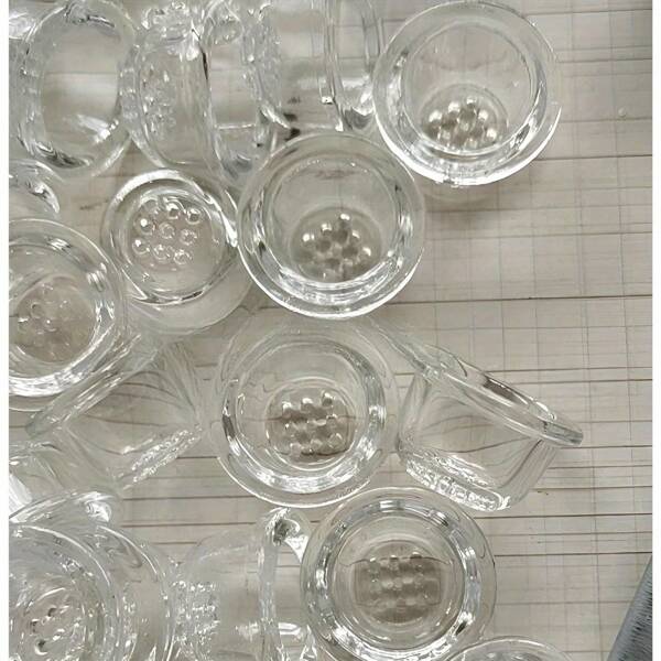 1pc Premium Glass Pipe Screen, Reusable Pipe Bowl Filter Insert