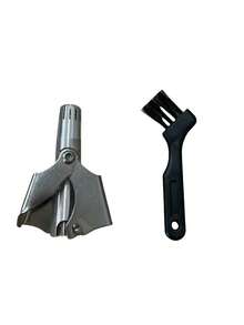 1pc/2pcs Stainless Steel Manual Nose Hair Trimmer, Rounded Head Design For Full Body Waterproof Nose Hair Removal