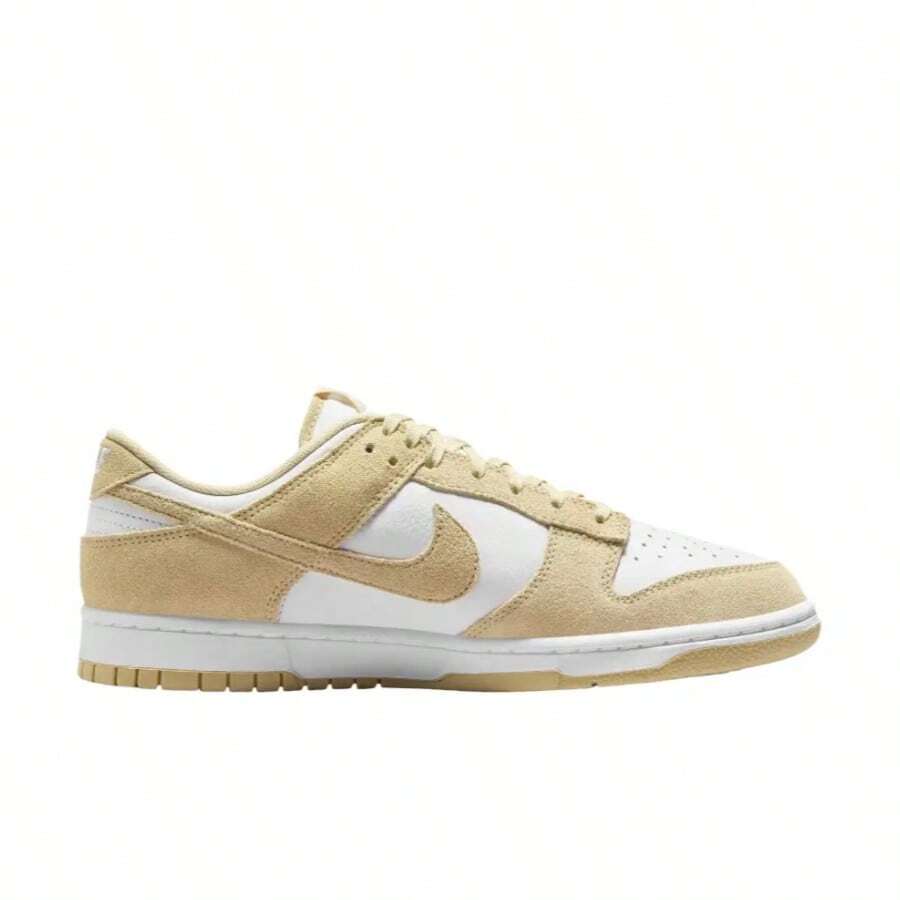 Nike DUNK Men's Sneakers White/White/Team Gold FQ8249-102 - 白色/白色/團隊金 - 查看 1