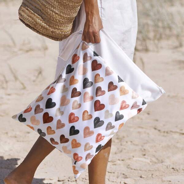 1pc Waterproof Wet Dry Bag 30*40cm Storage Bag For Swimsuit Wet Clothes