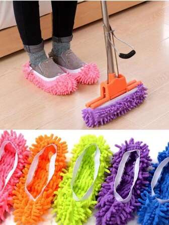 Zapatos de limpieza de suelos que se pueden lavar y quitar, trapeadores de suelo perezosos, fundas para zapatos y fundas para trapeadores
