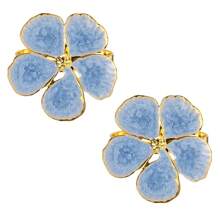 Elegant White Flower Napkin Rings Set Of 2, Floral Gold Napkin Holders For Daily Table Parties,Birthday Parties,Weddings, New Year's, Christmas, Thanksgiving, Valentine's Day, Ornaments