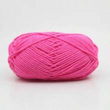 1pc 50g 5-Stranded Cotton Yarn, Suitable For DIY Weaving Bags, Scarves, Hats, Sweaters, Home Textiles