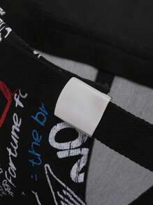 1pc Men's And Women's Spring/Summer Korean-Style Graffiti Lettering Printed Baseball Cap, Men's Sunscreen And Sun Protection Hat, Outdoor Bowler Hat