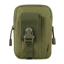 Sac de taille de téléphone durable Sac banane tactique Camouflage Pack de sport extérieur Course Pochette de rangement multifonctionnelle