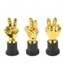 1pc/3pcs Trophy Award Cup Super Awesome Encouragement Plastic Trophy, Basketball, Football, Dance Performance Prize Gift (Product May Have Excess Glue Or Scratches, Which Are Normal And Do Not Affect Use) (Refer To Sample Photos 5-6) - Multicolor - View 4