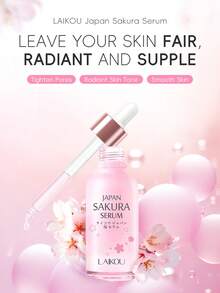 2件装 LAIKOU 日本樱花深层滋养面部精华液和面霜，肌肤焕活精华液收缩毛孔面部护理提亮肤色保湿霜，旅行装，护肤SPA礼品，送给女性、妈妈、妻子、姐妹、青少年、女友，母亲节化妆品 - Serum & Cream - 查看 7