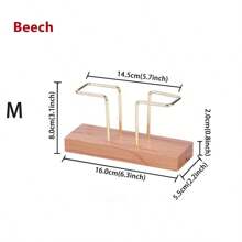 1pc/2pcs/4pcs Solid Wood Creative Vertical Tissue Holder, Napkin Holder For Kitchen Dining Table,Cafe Hotel Restaurant Desktop Napkin Holder, Simple Table Tissue Holder With Wood Base For Paper Napkins, Modern Dispenser For Home Decor