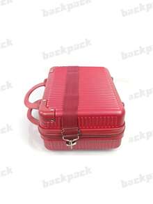 Waterproof Travel Makeup Case, Travel Organizer, Practical Jewelry - 酒紅色 - 查看 3