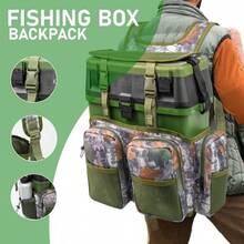 Tackle Box Seat Bucket Box For Camping Fishing Basket Boating With Strap & Bag - Default - View 6