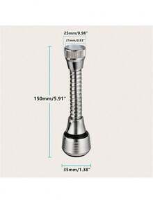 1 szt. Gadżety kuchenne, 2 tryby, 360-stopniowy obrotowy kran z bąbelkami i przedłużaczem do kranu wysokociśnieniowego Gadżety kuchenne