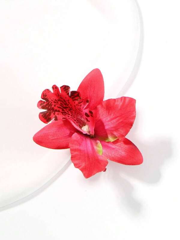 1 ST/2 STUKS Nieuwe haarspeldjes in strandresortstijl met bloemen, opsteekaccessoires met kunstbloemen, perfect voor fotoshoots, sprookjesachtige elegante haarspelden met een ontwerp met één knoop, klauwen, haarklemmen, haarspeldjes