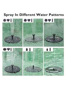 Solar Bird Bath Fountain Pump, Solar Fountain , Free Standing Floating Solar Powered Water Fountain Pump For Bird Bath, Garden, Pond, Pool, Outdoor