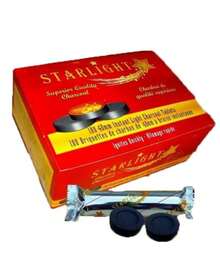 40MM Starlight Round Charcoal Hookah Incense Narghile Slow Burn Disc 40 Mm Large 10 Roll - Multicolor - View 1