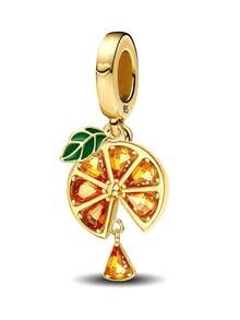 1 PC Golden Fruit Series Pendant Ball Suitable For Bracelets DIY Women's Jewelry - Fruit Collection - View 15