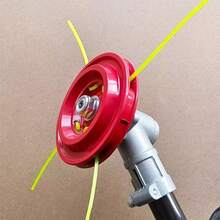 Heavy Duty Universal Red Aluminum Four Line Trimmer Head For Gas Powered Brush Cutter