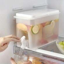 Large Capacity Water Jug Lemon Juice Jugs Kitchen Gadget Creativity Cold Kettle With Faucet Dispenser For Beverage Water Bottle - Multicolor - View 2