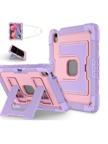 Military Industry Anti-Fall 1pc Large Stand Tablet Case Compatible With IPad Mini6 (2021) / Mini7 (2024), IPad 10.2 7th 8th 9th (2019/2020/2021), IPad 10th 10.9 (2022)/IPad(A16) 11" (2025), IPad Air4 10.9 (2020), IPad Air5 10.9 (2022), IPad Air 11" M2/M3 (2024/2025), With Pencil Slot