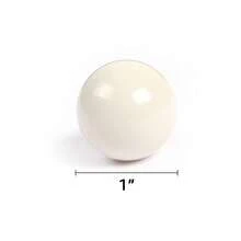 16 piezas Bolas de billar, tamaño estándar 2-1/4 pulgadas y mini tamaño 1 pulgada de bolas de resina para mesa de billar - Multicolor - Ver 3