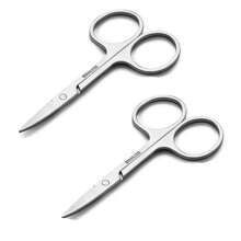 Men's And Women's Facial Hair Small Beauty Scissors - Eyebrow, Nose Hair, Beard, Beard, Eyelash, Ear Repair Kit - Children's And Students' Scissors For Safe Head Cutting