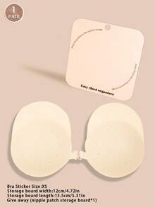 1 Pair Solid Color Silicone Lift And Enhance Breathable Breast Petals - Unique New Design - Multicolor - View 13