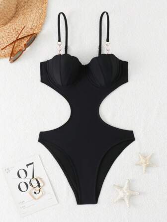 Fashionable And Sexy Women's One-Piece Bikini Swimsuit