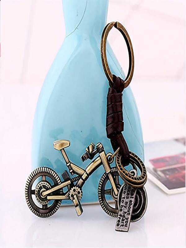 1 peça de boné de beisebol de metal estilo chaveiro de bicicleta, skate de amor, robô de rock, chaveiro, chaveiro de bronze, presentes criativos, chaveiros masculinos (estilos variados)