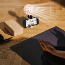 2PCS 5000mAh Handheld Mini Fan Foldable Portable Neck Hanging Fans 5 Speed USB Rechargeable Fan With Phone Stand And Display Screen Mobile Folding