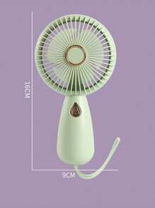 1 pezzo Mini ventilatore a colletto a forma di goccia d'acqua con luce LED ricaricabile USB, unisex, design semplice, adatto per uso estivo all'aperto, spiaggia, sport, ufficio, scuola, feste in piscina, uso quotidiano per rinfrescarsi