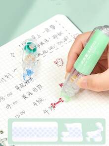 Clickable Dot Correction Tape, Correction Tape Style Handwritten Account Dot Glue Pen, Mini Strong Double-Sided Dot Adhesive Tape No Trace Transparent Glue, High Viscosity Craft For Children - Multicolor - View 7